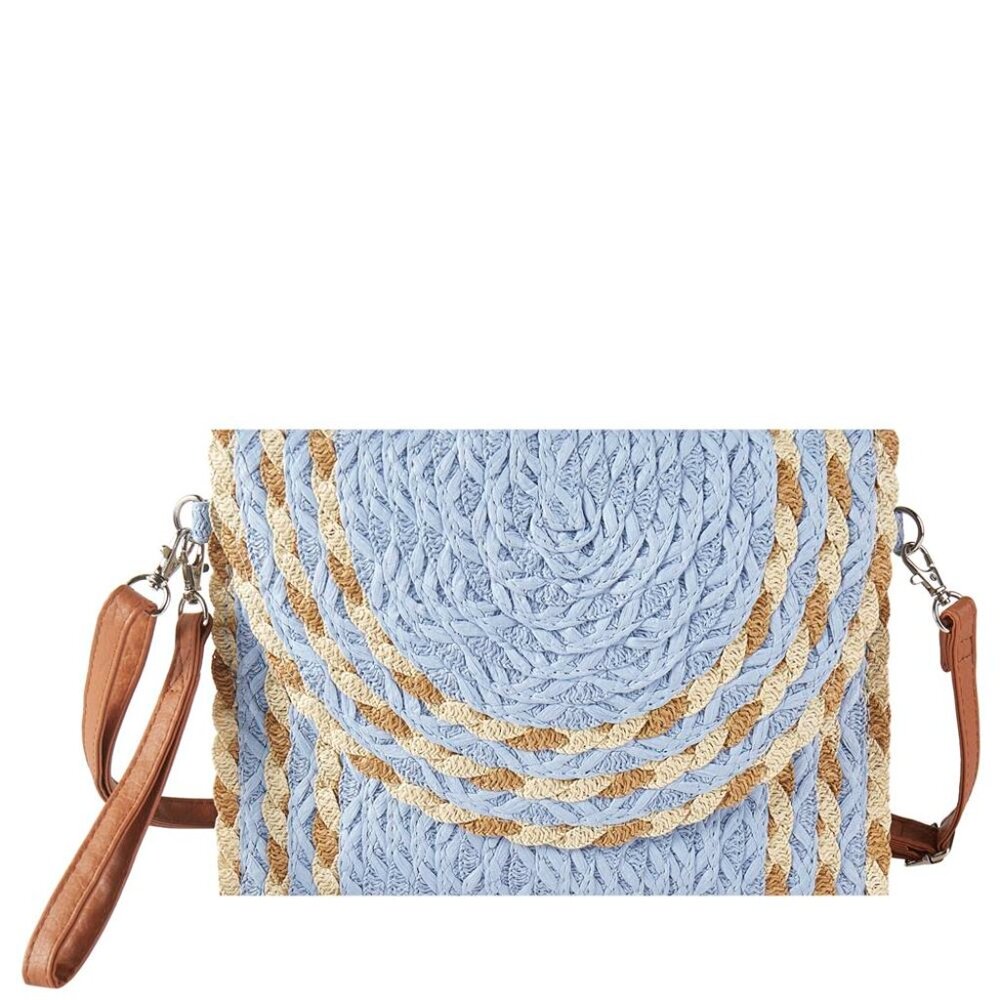 Seaside Dreams Braided Crossbody Bag 💙💙